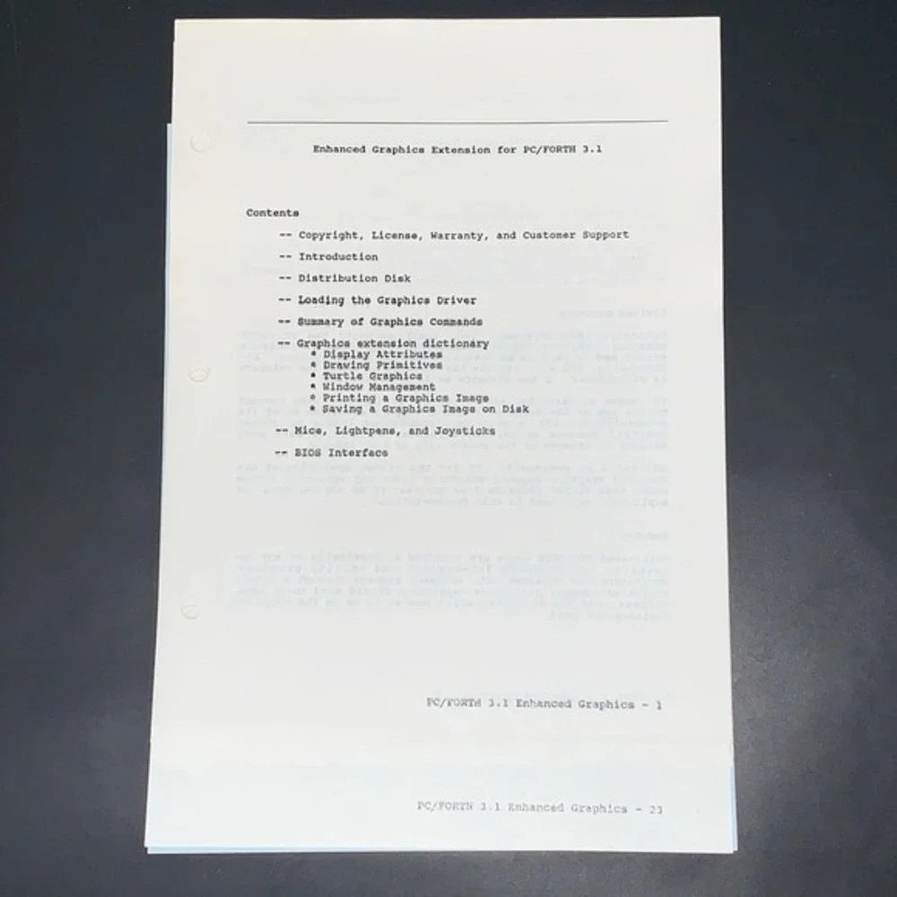 Vtg 1984 LMI IBM PC/Forth v3.1 OS Forth Dimensions Magazines, Diskettes & Manual